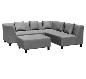 Set living Modular 4 personas gris
