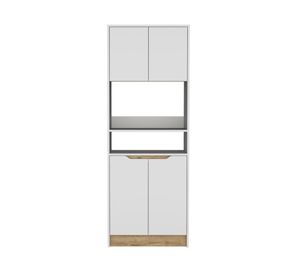 Mueble microonda Soler blanco 180x66x40 cm