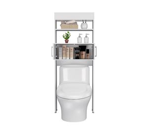 Mueble optimizador WC Madrid blanco 160x62.4x20.3 cm
