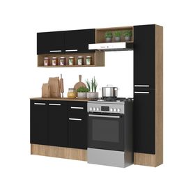 Kit cocina Madri café/negro