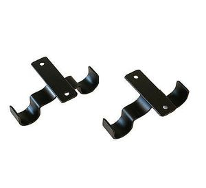 Soporte doble techo 1'' negro 2 unidades darkness