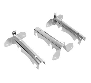 Soporte doble cromado 3 unidades Metalhsa