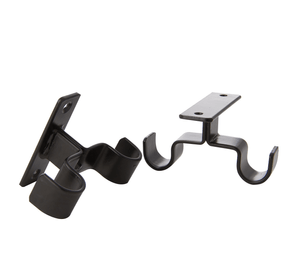 Soporte doble techo 3/4'' negro 2 unidades darkness