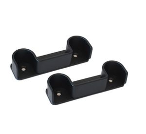 Soporte 1'' doble muro a muro negro Darkness