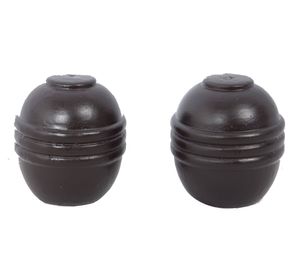 Terminal 19 mm Saturno nogal 2 unidades Cotidiana