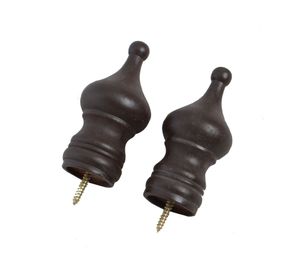 Terminal 28 mm Árabe nogal 2 unidades Cotidiana