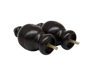 Terminal 28 mm Cúpula nogal Cotidiana