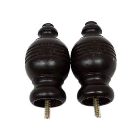 Terminal 28 mm Cúpula nogal Cotidiana