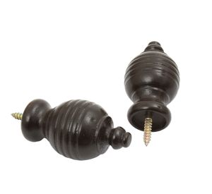 Terminal 19 mm Cúpula nogal 2 unidades Cotidiana