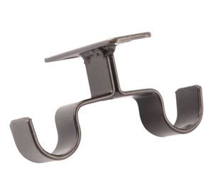 Soporte doble techo 3/4'' acero envejecido 2 unidades Darkness