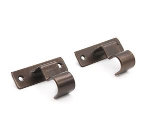 Soporte simple techo 3/4'' Darkness óxido 2 unidades Ferrato