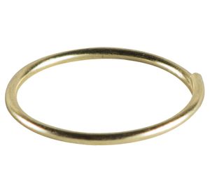 Argolla de cortina Innova metal 24x12 cm dorado 50 un.