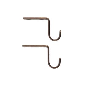 Soporte techo simple 5/8'' Darkness óxido 2 unidades Ferrato