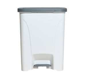 Basurero pedal 25 lt plástico