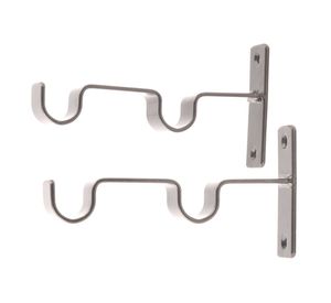 Soporte doble muro 3/4'' acero envejecido 2 unidades Darkness