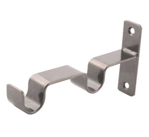 Soporte doble muro 3/4'' acero envejecido 2 unidades Darkness