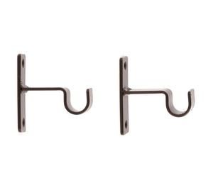 Soporte simple 3/4'' Darkness oxido 2 unidades Ferrato