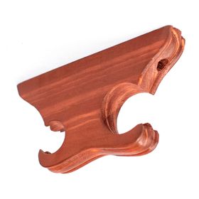 Soporte de cortina doble para techo madera 24x15 cm cedro
