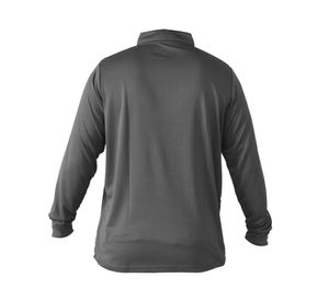 Polera manga larga Cooldry gris Alaska