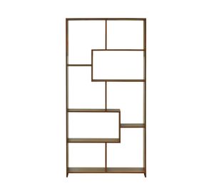 Librero Puzzle nogal Mobikit