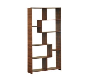 Librero Puzzle nogal Mobikit