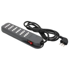 Alargador con interruptor 6 posiciones 1,5 m gris Bticino
