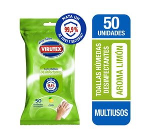 Paño desinfectantes limón Virutex