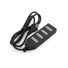 Alargador múltiple 4 posiciones 1,5 m negro M-ME-204B1 Macrotel