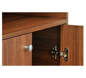 Librero 2 puertas nogal Mobikit