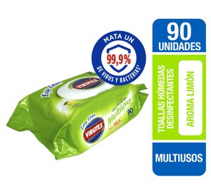 Toalla desinfectante multiuso Easy clean 90 unidades Virutex