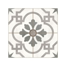 Cerámica piso/muro Cervantes gris 46x46 cm 2.58 m2