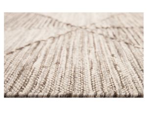 Alfombra 230x160 cm Handwoven Natural geométrico gris Dib