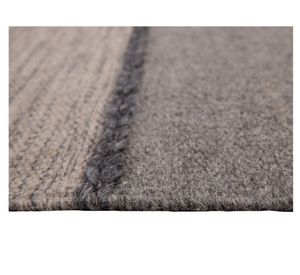 Alfombra 160x230 cm Handwoven Wool line gris Dib