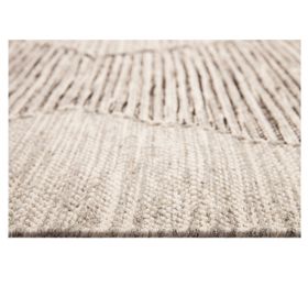 Alfombra 230x160 cm Handwoven Natural gris 2 Dib
