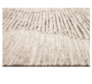 Alfombra 230x160 cm Handwoven Natural gris 2 Dib
