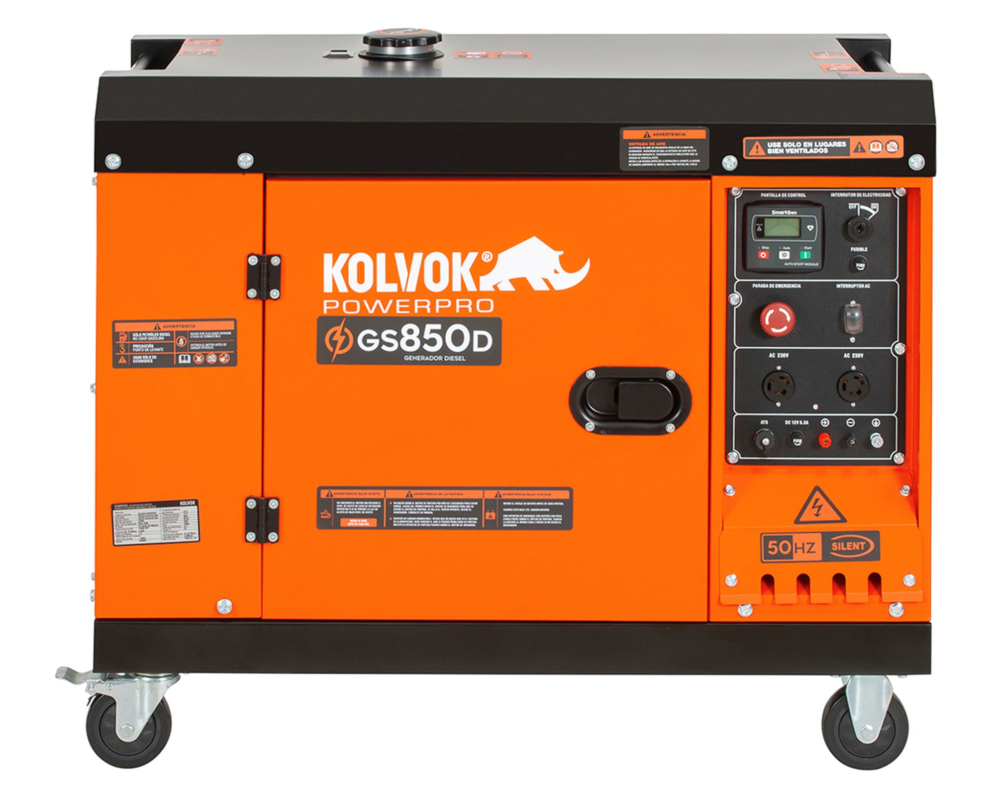 Generador eléctrico diésel insonoro GS850D 6.5 KVA