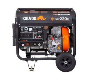 Generador moto soldador diésel GW220D 2.2 KVA