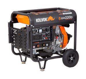 Generador moto soldador diésel GW220D 2.2 KVA