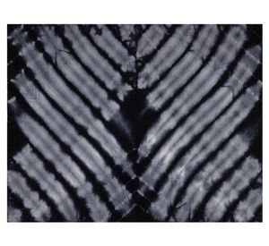 Alfombra 190x290 cm Handwoven Shibori gris Dib