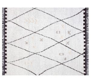 Alfombra 160x230 cm Mystique blanco/ gris Dib