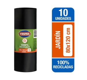 Bolsa de basura Jardín80x120 cm 10 un.