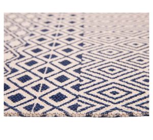 Alfombra Bajadas de Cama modernas 90x60 cm Dh Ethnic azul 2 Did