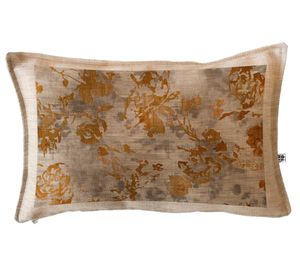 Cojín 50x30 cm Tapiz mostaza 1 arena
