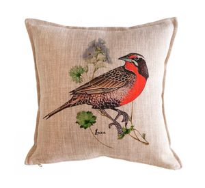 Cojín 45x45 cm Loica arena