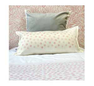 Cojín decorativo Puntos Rosa linet multicolor 70x35 cm