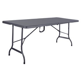 Mesa plegable 180x74 cm NW-RG180 gris