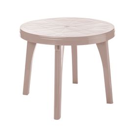Mesa redonda Caral taupe