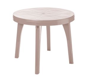 Mesa redonda Caral taupe