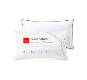 Almohada 50x90 cm Pluma blanco