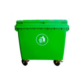 Basurero 1100 litros verde